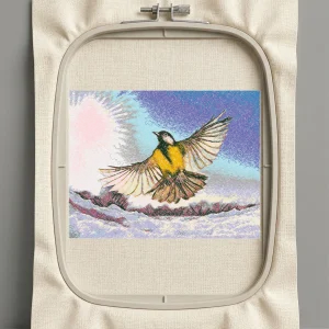 Дизайн машинной вышивки. Птицы (Размер 255x197мм). Форматы: DST PES JEF VP3 EXP XXX . Стежков: 134102