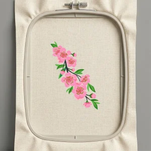 Дизайн машинной вышивки. Роза (Размер 175x240мм). Форматы: DST PES JEF VP3 EXP XXX . Стежков: 49347