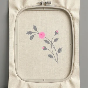 Дизайн машинной вышивки. Роза (Размер 99x105мм). Форматы: DST PES JEF VP3 EXP XXX . Стежков: 4692