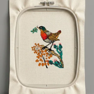 Дизайн машинной вышивки. Птицы (Размер 145x184мм). Форматы: DST PES JEF VP3 EXP XXX . Стежков: 49815