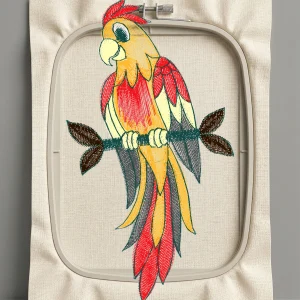 Дизайн машинной вышивки. Птицы (Размер 53x97мм). Форматы: DST PES JEF VP3 EXP XXX . Стежков: 7671