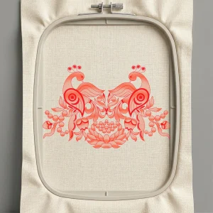 Дизайн машинной вышивки. Птицы (Размер 291x190мм). Форматы: DST PES JEF VP3 EXP XXX . Стежков: 39677