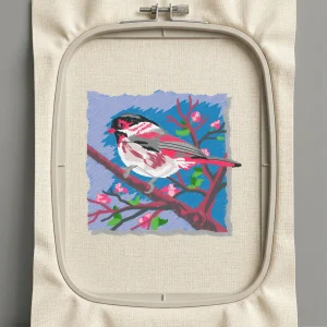 Дизайн машинной вышивки. Птицы (Размер 93x88мм). Форматы: DST PES JEF VP3 EXP XXX . Стежков: 24391