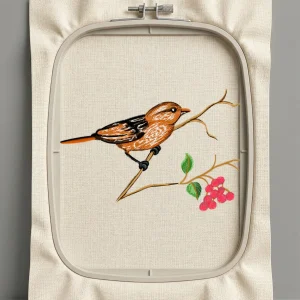 Дизайн машинной вышивки. Птицы (Размер 146x216мм). Форматы: DST PES JEF VP3 EXP XXX . Стежков: 16594