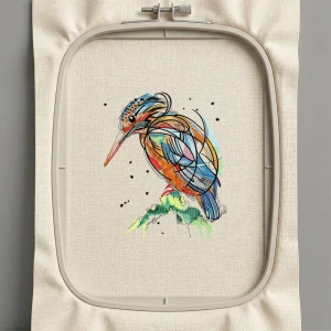 Дизайн машинной вышивки. Птицы (Размер 138x167мм). Форматы: DST PES JEF VP3 EXP XXX . Стежков: 32756