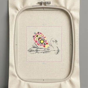 Дизайн машинной вышивки. Птицы (Размер 147x166мм). Форматы: DST PES JEF VP3 EXP XXX . Стежков: 12120