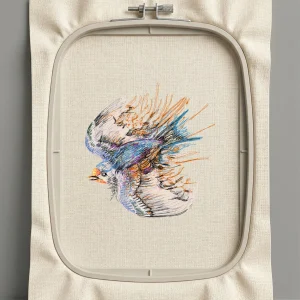 Дизайн машинной вышивки. Птицы (Размер 219x227мм). Форматы: DST PES JEF VP3 EXP XXX . Стежков: 42702