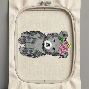 Дизайн машинной вышивки. Животные (Размер 128x67мм). Форматы: DST PES JEF VP3 EXP XXX . Стежков: 25872