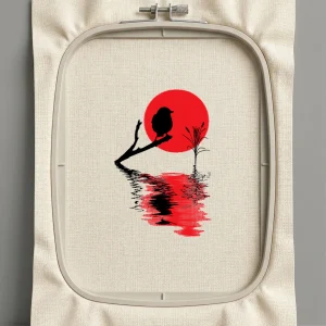 Дизайн машинной вышивки. Птицы (Размер 100x152мм). Форматы: DST PES JEF VP3 EXP XXX . Стежков: 19318