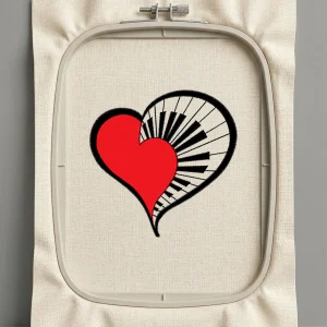 Дизайн машинной вышивки. Любовь (Размер 90x89мм). Форматы: DST PES JEF VP3 EXP XXX . Стежков: 7982