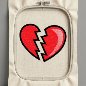 Дизайн машинной вышивки. Любовь (Размер 100x82мм). Форматы: DST PES JEF VP3 EXP XXX . Стежков: 10642