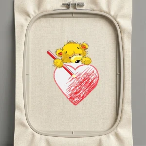 Дизайн машинной вышивки. Любовь (Размер 114x142мм). Форматы: DST PES JEF VP3 EXP XXX . Стежков: 23161