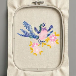 Дизайн машинной вышивки. Птицы (Размер 84x69мм). Форматы: DST PES JEF VP3 EXP XXX . Стежков: 9508