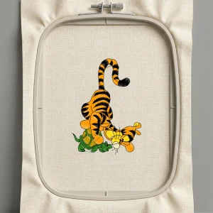 Дизайн машинной вышивки. Животные (Размер 70x97мм). Форматы: DST PES JEF VP3 EXP XXX . Стежков: 10650