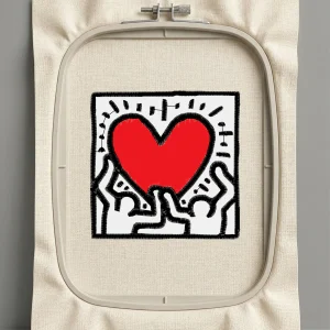 Дизайн машинной вышивки. Любовь (Размер 93x92мм). Форматы: DST PES JEF VP3 EXP XXX . Стежков: 19164