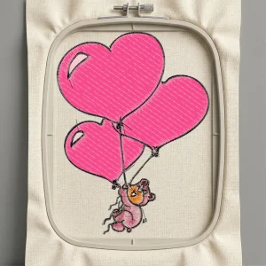 Дизайн машинной вышивки. Любовь (Размер 89x118мм). Форматы: DST PES JEF VP3 EXP XXX . Стежков: 12734