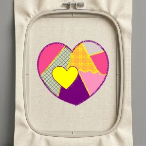 Дизайн машинной вышивки. Любовь (Размер 77x70мм). Форматы: DST PES JEF VP3 EXP XXX . Стежков: 11320