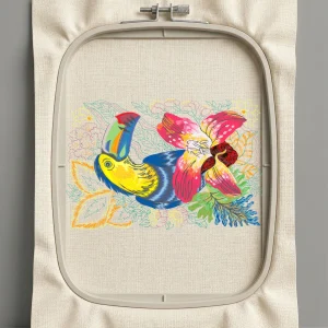 Дизайн машинной вышивки. Птицы (Размер 279x186мм). Форматы: DST PES JEF VP3 EXP XXX . Стежков: 76229