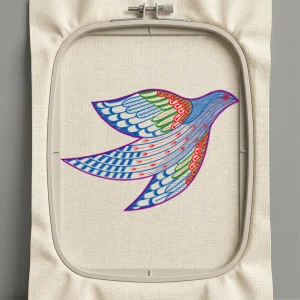 Дизайн машинной вышивки. Птицы (Размер 207x141мм). Форматы: DST PES JEF VP3 EXP XXX . Стежков: 19783