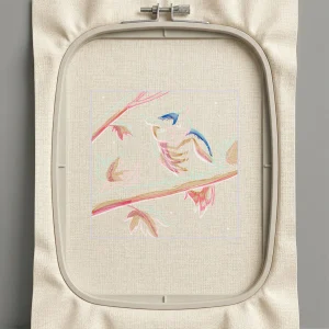 Дизайн машинной вышивки. Птицы (Размер 198x198мм). Форматы: DST PES JEF VP3 EXP XXX . Стежков: 25330