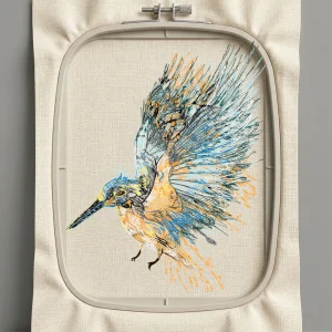 Дизайн машинной вышивки. Птицы (Размер 251x196мм). Форматы: DST PES JEF VP3 EXP XXX . Стежков: 36516