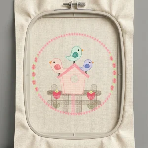 Дизайн машинной вышивки. Птицы (Размер 98x96мм). Форматы: DST PES JEF VP3 EXP XXX . Стежков: 10702