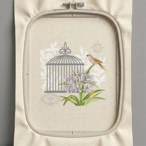 Дизайн машинной вышивки. Птицы (Размер 191x190мм). Форматы: DST PES JEF VP3 EXP XXX . Стежков: 49498