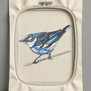 Дизайн машинной вышивки. Птицы (Размер 100x76мм). Форматы: DST PES JEF VP3 EXP XXX . Стежков: 10077