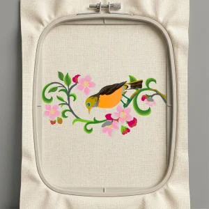 Дизайн машинной вышивки. Птицы (Размер 300x159мм). Форматы: DST PES JEF VP3 EXP XXX . Стежков: 77675