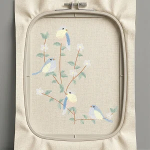 Дизайн машинной вышивки. Птицы (Размер 86x99мм). Форматы: DST PES JEF VP3 EXP XXX . Стежков: 6910